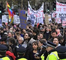 The Guardian: Student tuition fees protest passes off peacefully The Guardian: Student tuition fees protest passes off peacefully