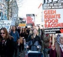 Geen ruimte voor racisme! Geen ruimte voor racisme!